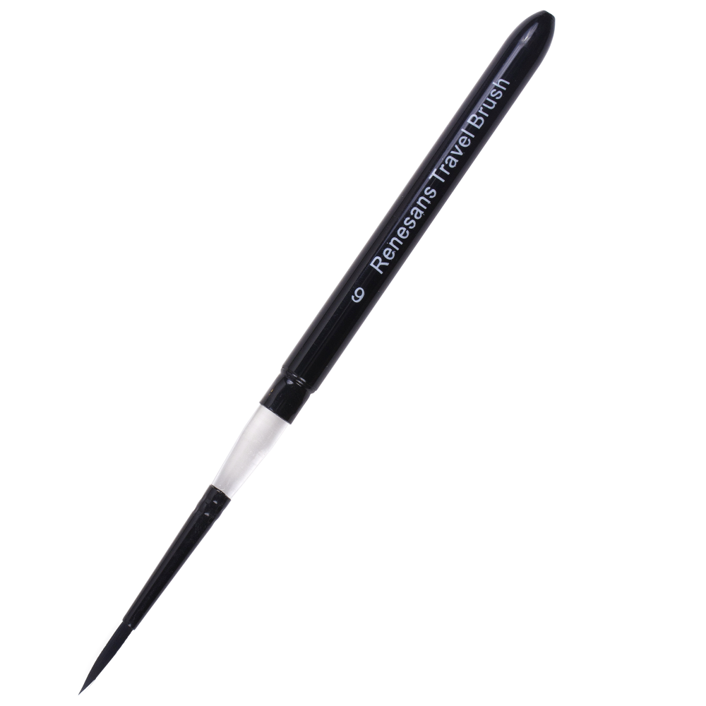 Pędzel okrągły, mieszany Travel Brush - Renesans - nr 6