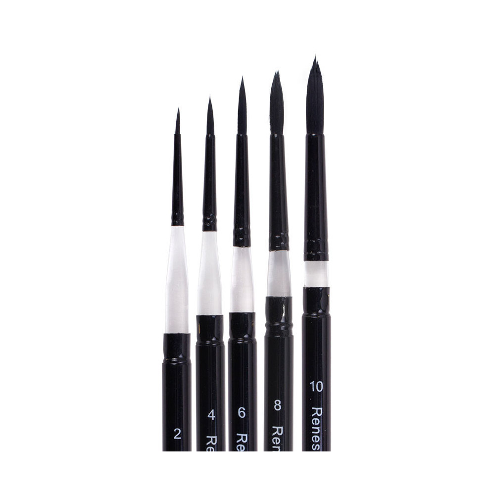 Pędzel okrągły, mieszany Travel Brush - Renesans - nr 4