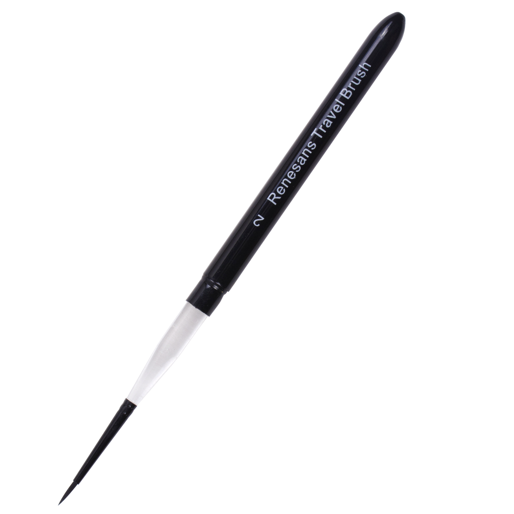 Pędzel okrągły, mieszany Travel Brush - Renesans - nr 2