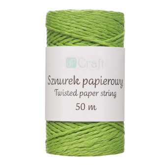 Paper string - DpCraft - green, 50 m