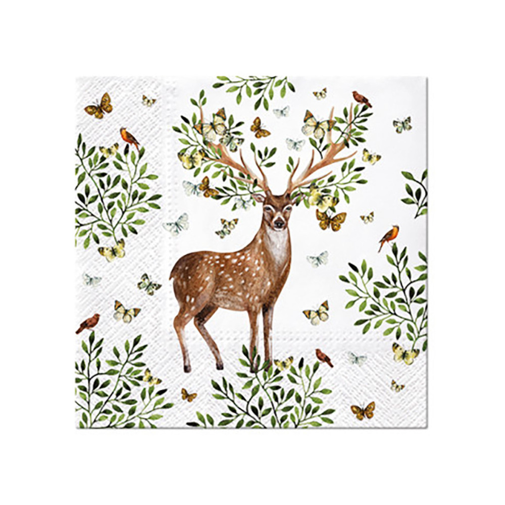Serwetki ozdobne - Paw - Forest Antlers, 20 szt.
