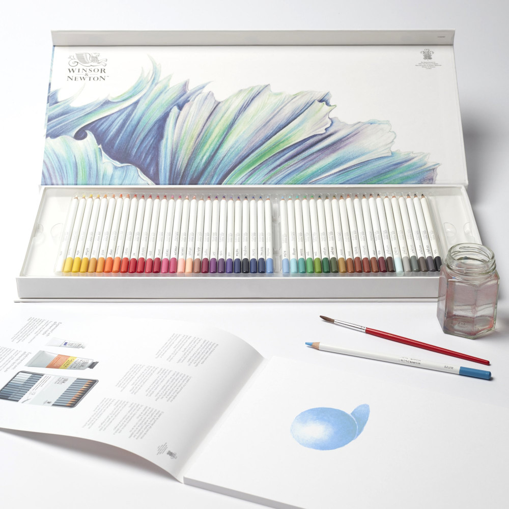 Zestaw kredek akwarelowych Watercolour Pencils - Winsor & Newton - 50 szt.