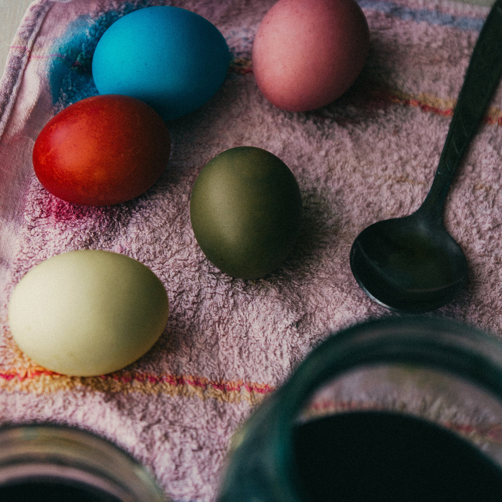 Food colorings for eggs - 5 colors