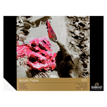 Acrylic Paper pad - Winsor & Newton - medium grain, 24 x 32 cm, 400g, 10 sheets