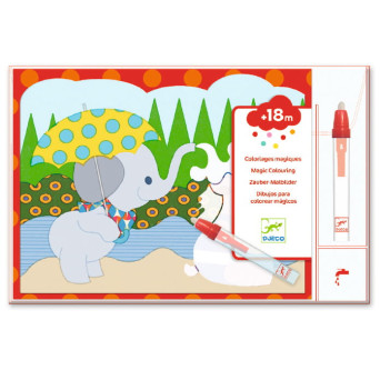 Water coloring book Hidden expeditions - Djeco