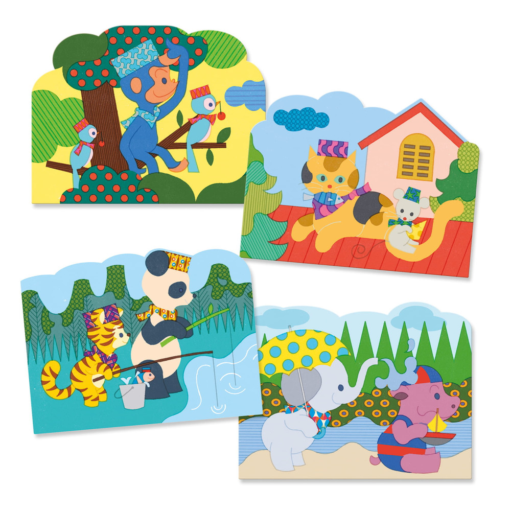 Water coloring book Hidden expeditions - Djeco
