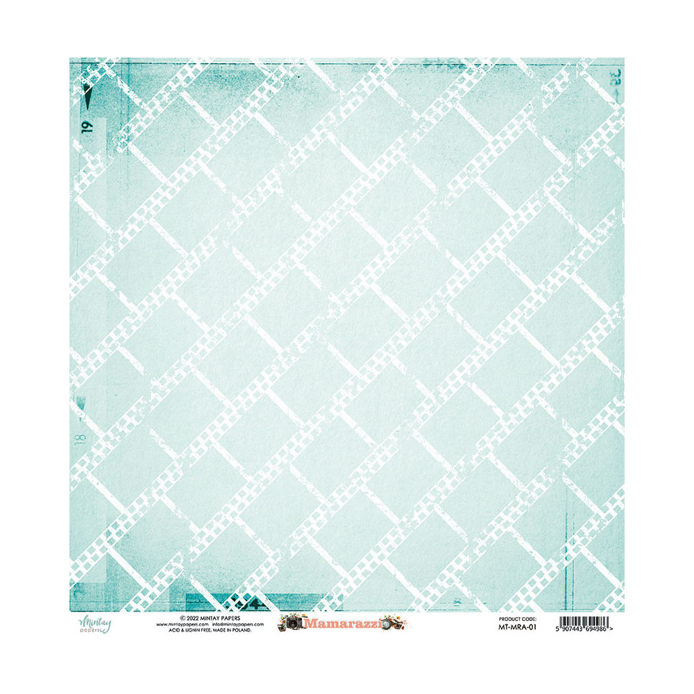 Set of scrapbooking papers 30,5 x 30,5 cm - Mintay - Mamarazzi