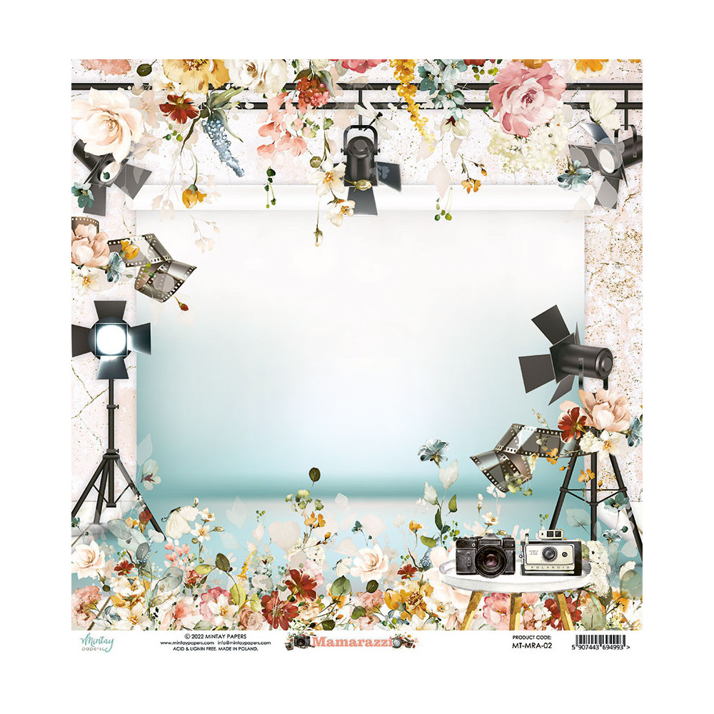 Zestaw papierów do scrapbookingu 30,5 x 30,5 cm - Mintay - Mamarazzi