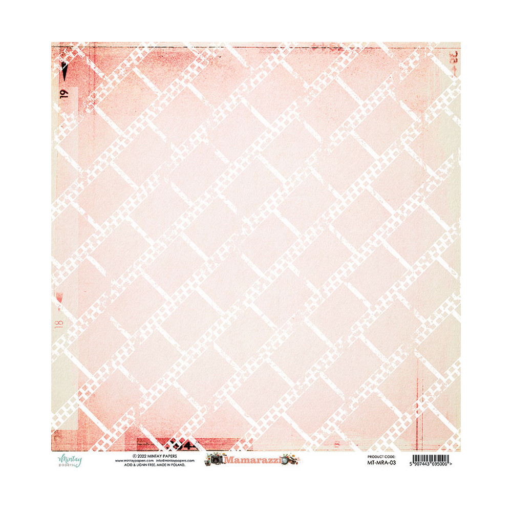 Set of scrapbooking papers 30,5 x 30,5 cm - Mintay - Mamarazzi