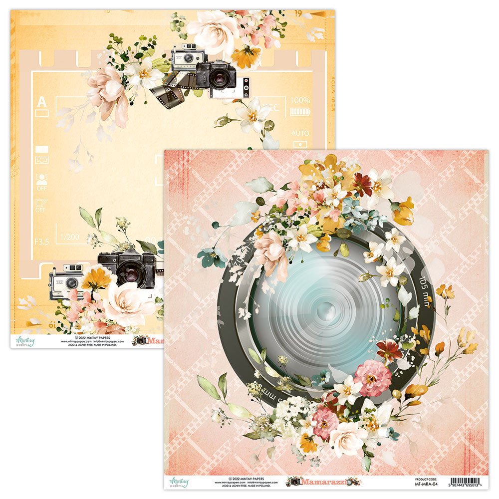 Set of scrapbooking papers 30,5 x 30,5 cm - Mintay - Mamarazzi