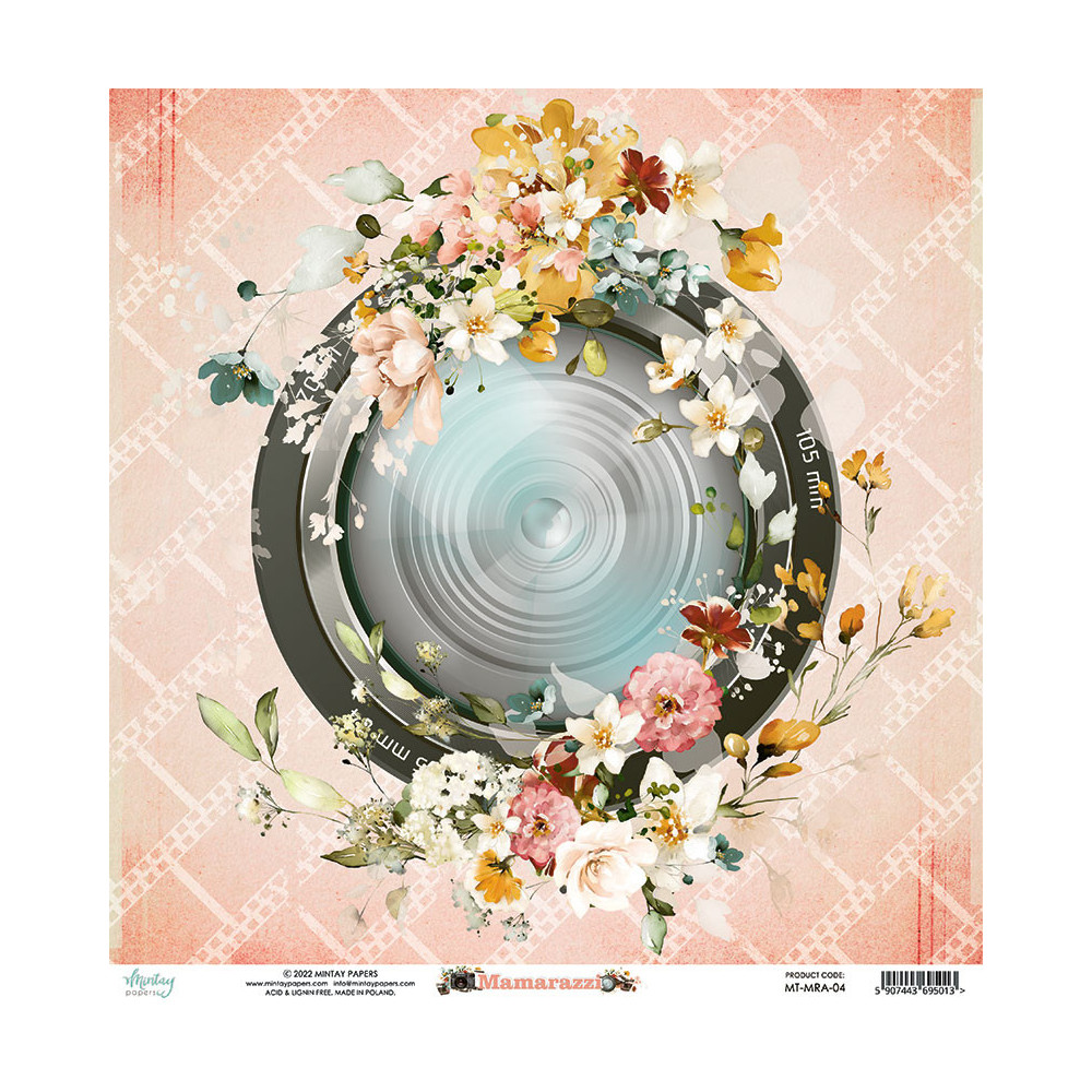 Set of scrapbooking papers 30,5 x 30,5 cm - Mintay - Mamarazzi