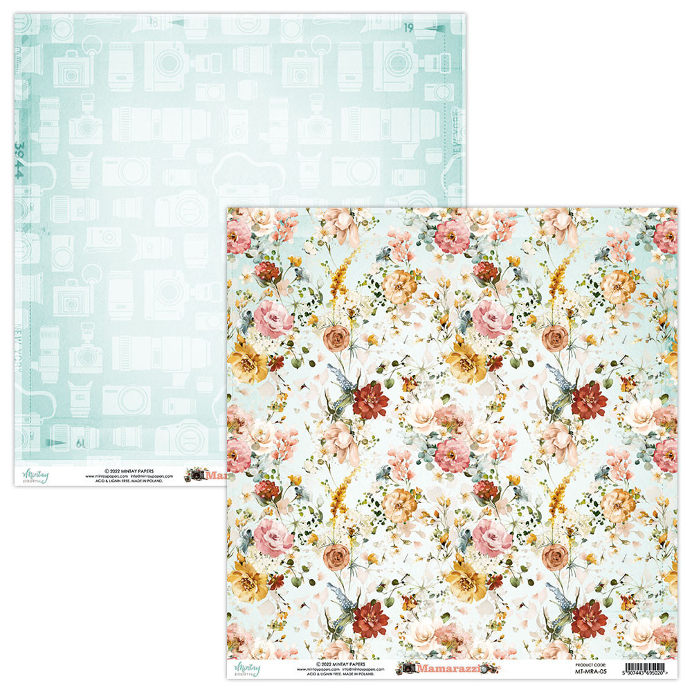 Set of scrapbooking papers 30,5 x 30,5 cm - Mintay - Mamarazzi