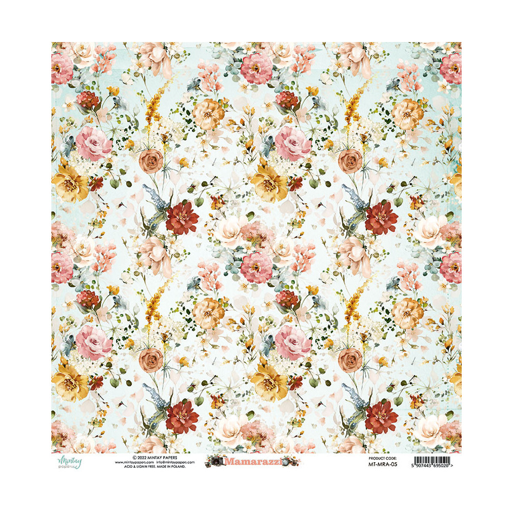 Set of scrapbooking papers 30,5 x 30,5 cm - Mintay - Mamarazzi