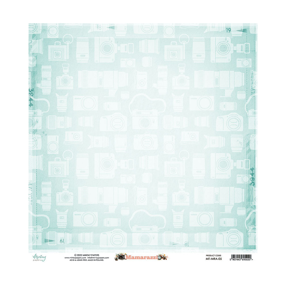 Set of scrapbooking papers 30,5 x 30,5 cm - Mintay - Mamarazzi