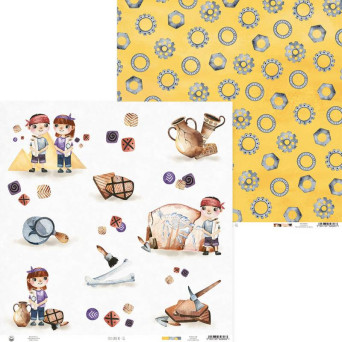 Scrapbooking paper 30,5 x 30,5 cm - Piątek Trzynastego - You can be 01