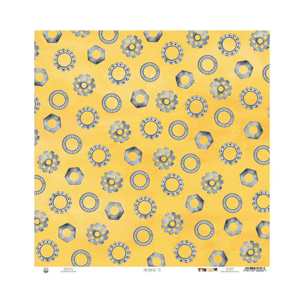 Scrapbooking paper 30,5 x 30,5 cm - Piątek Trzynastego - You can be 01