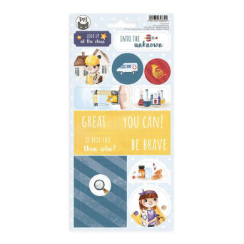 Set of cardboard stickers 10,5 x 22 cm - Piątek Trzynastego - You can be 02