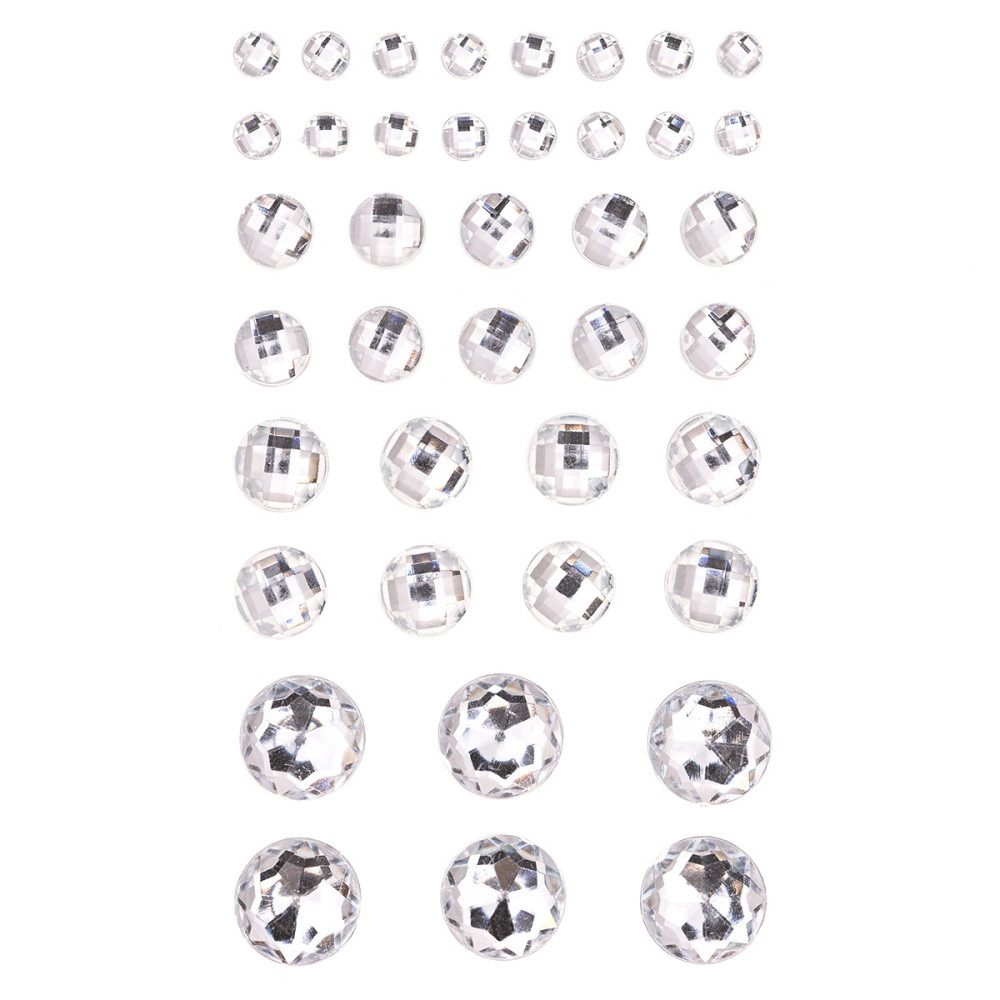 Kryształki samoprzylepne Crystal - DpCraft - 40 szt.
