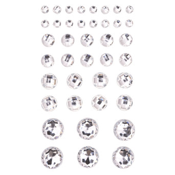 Kryształki samoprzylepne Crystal - DpCraft - 40 szt.