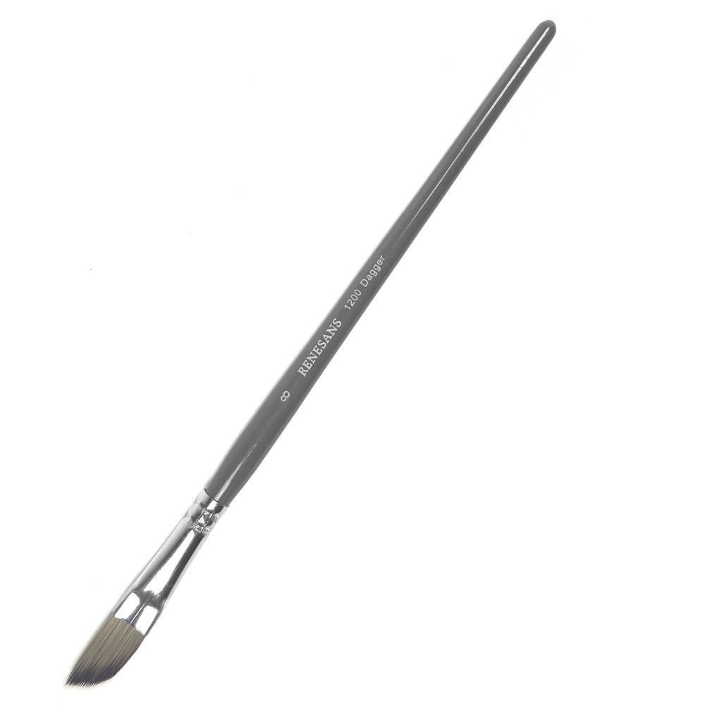Dagger, synthetic brush, 1200D series - Renesans - short handle, no. 8