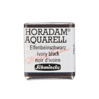 Horadam Aquarell watercolor paint - Schmincke - 780, Ivory Black
