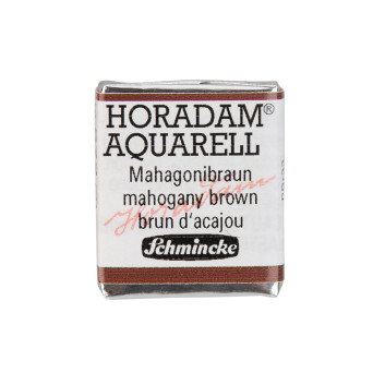 Horadam Aquarell watercolor paint - Schmincke - 672, Mahogany Brown