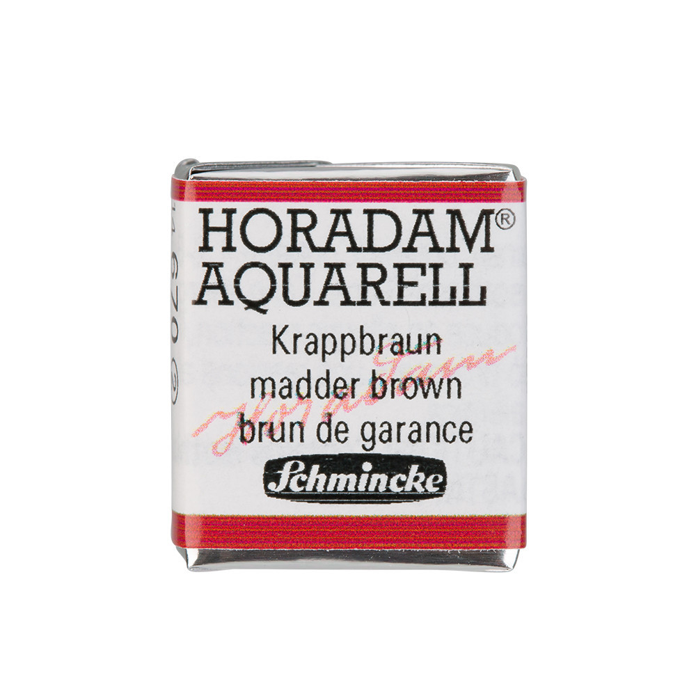 Farba akwarelowa Horadam Aquarell - Schmincke - 670, Madder Brown