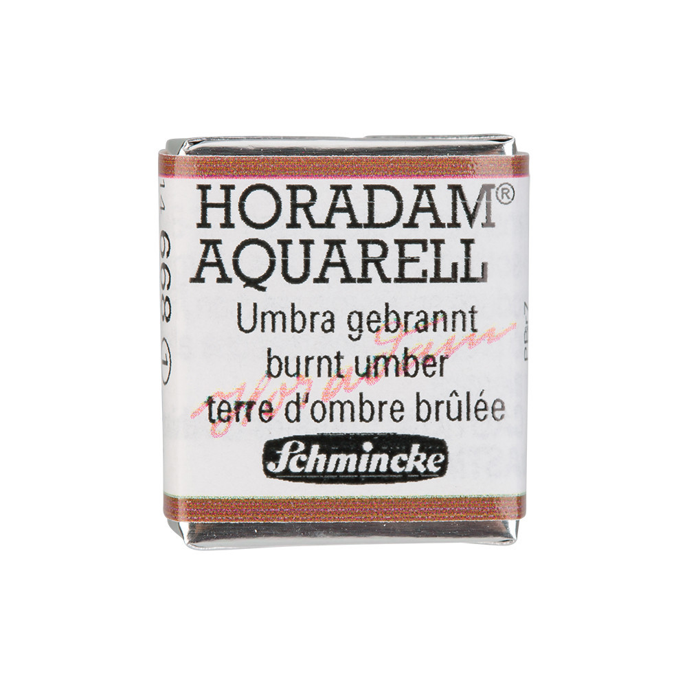 Horadam Aquarell watercolor paint - Schmincke - 668, Burnt Umber