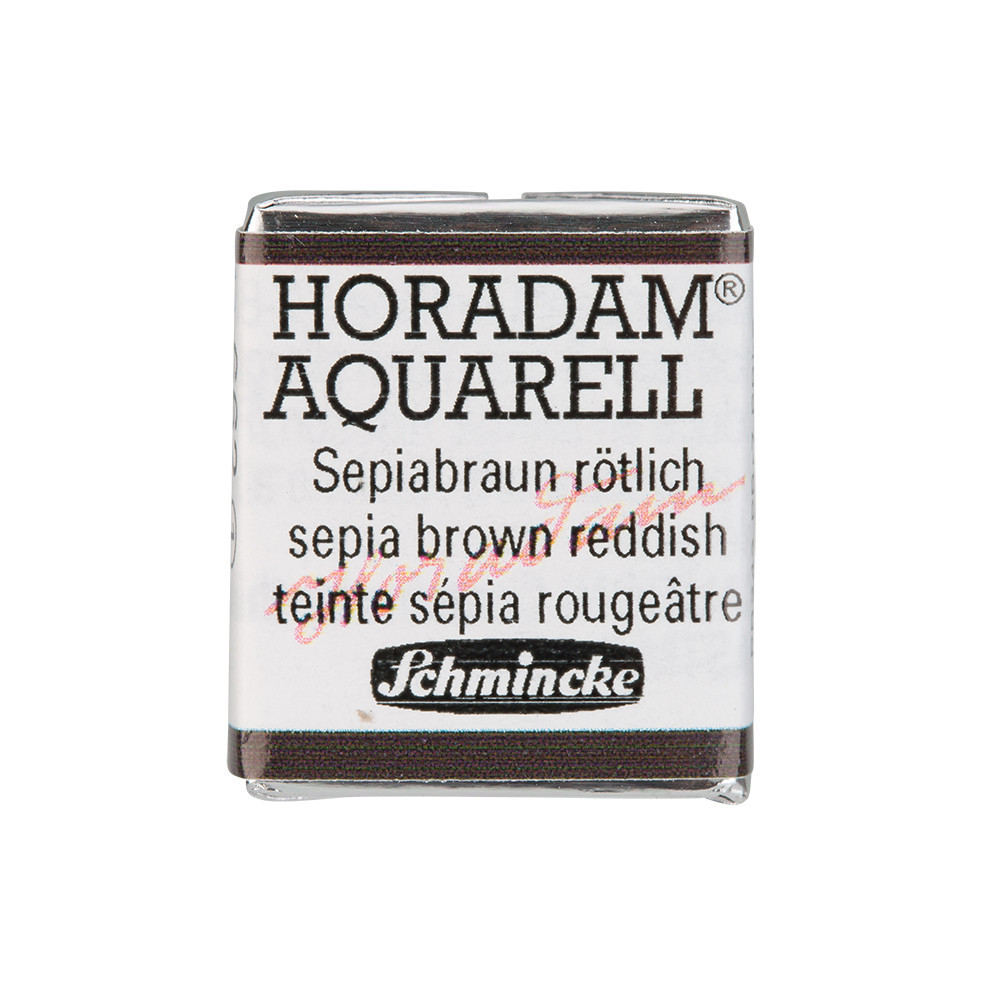 Horadam Aquarell watercolor paint - Schmincke - 662, Sepia Brown Reddish