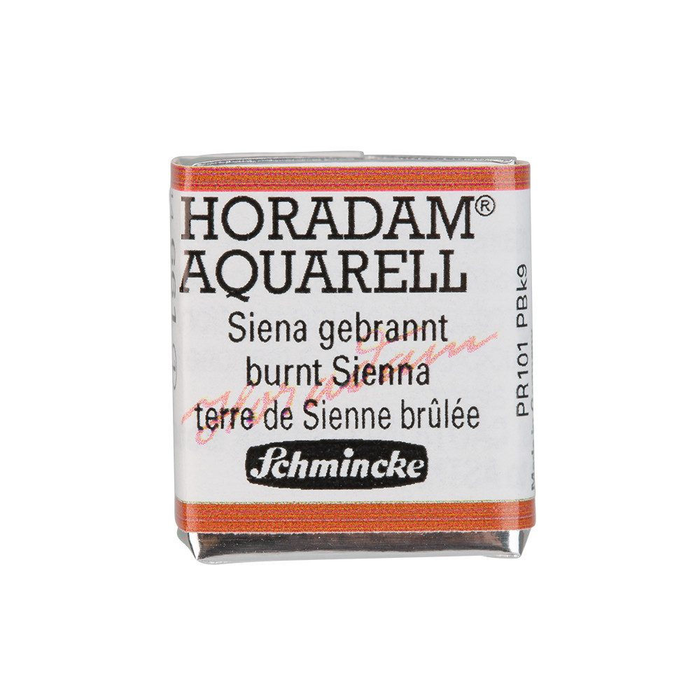 Horadam Aquarell watercolor paint - Schmincke - 661, Burnt Sienna