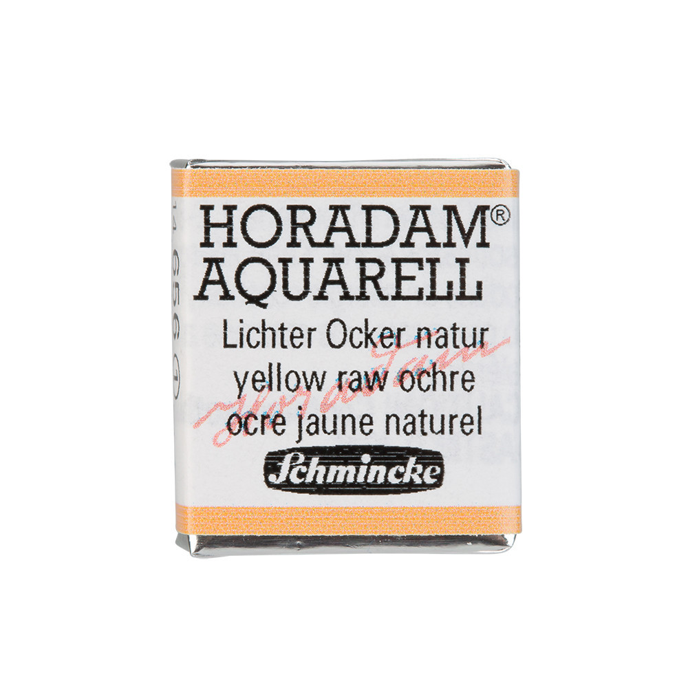Horadam Aquarell watercolor paint - Schmincke - 656, Yellow Raw Ochre