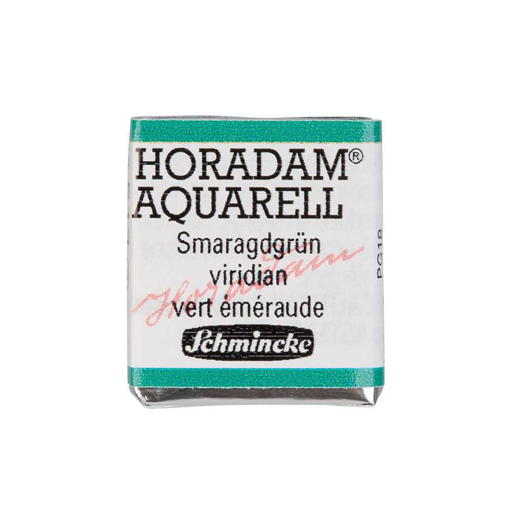 Horadam Aquarell watercolor paint - Schmincke - 513, Viridian