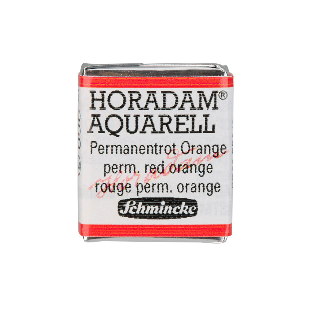 Horadam Aquarell watercolor paint - Schmincke - 360, Permanent Red Orange