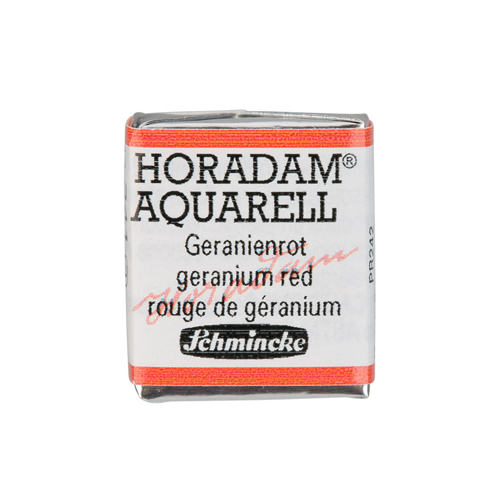 Horadam Aquarell watercolor paint - Schmincke - 341, Geranium Red