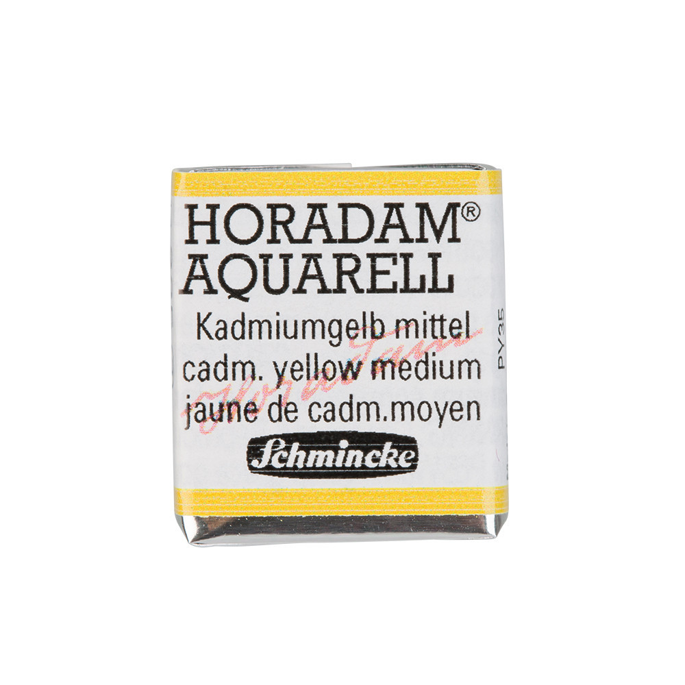 Horadam Aquarell watercolor paint - Schmincke - 225, Cadmium Yellow Medium