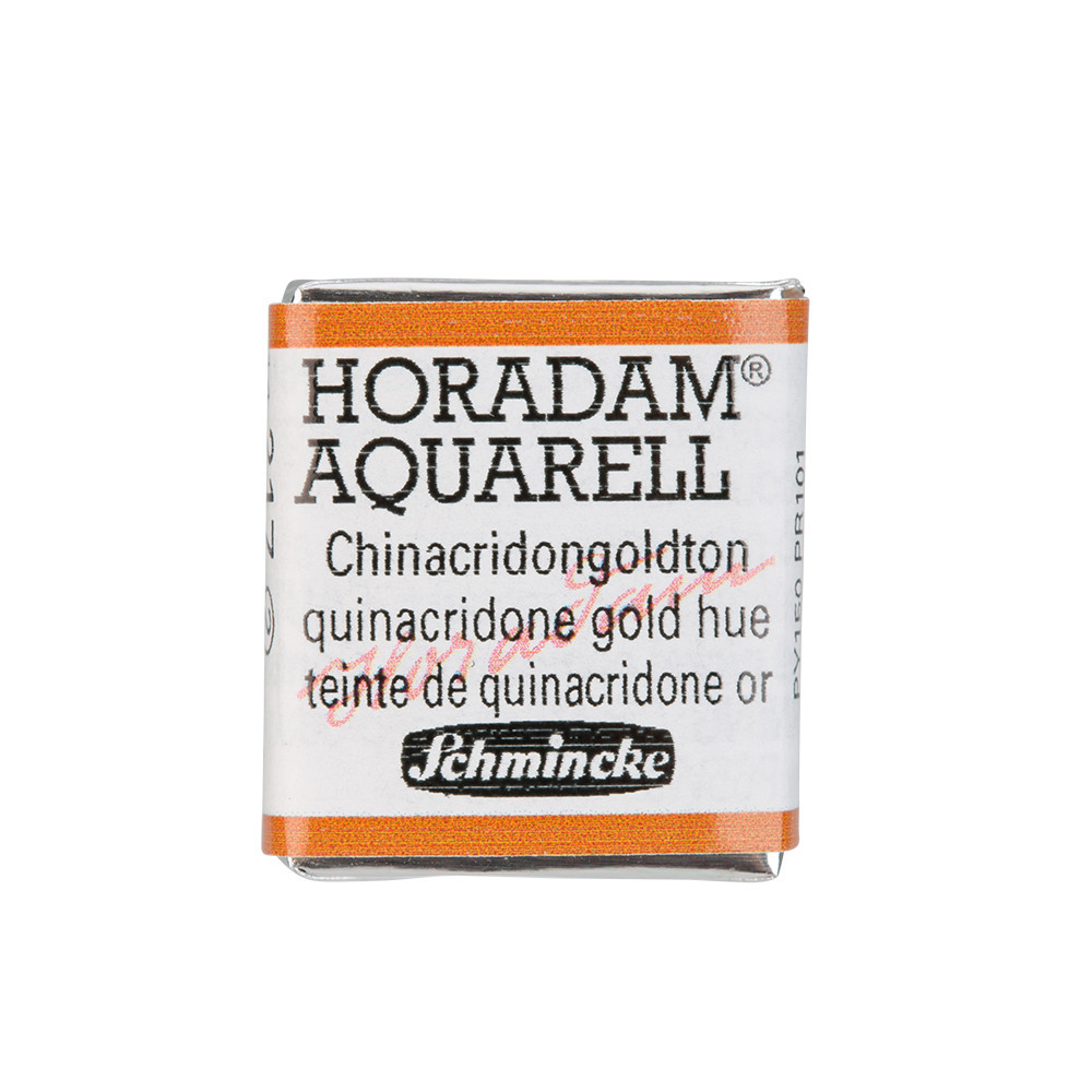 Horadam Aquarell watercolor paint - Schmincke - 217, Quinacridone Gold Hue