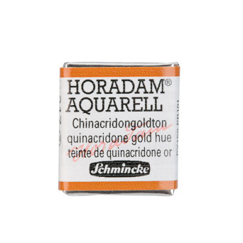 Horadam Aquarell watercolor paint - Schmincke - 217, Quinacridone Gold Hue