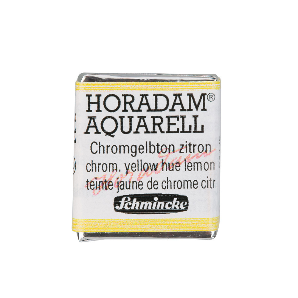 Horadam Aquarell watercolor paint - Schmincke - 211, Chromium Yellow Hue Lemon
