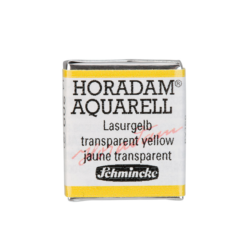 Horadam Aquarell watercolor paint - Schmincke - 209, Transparent Yellow