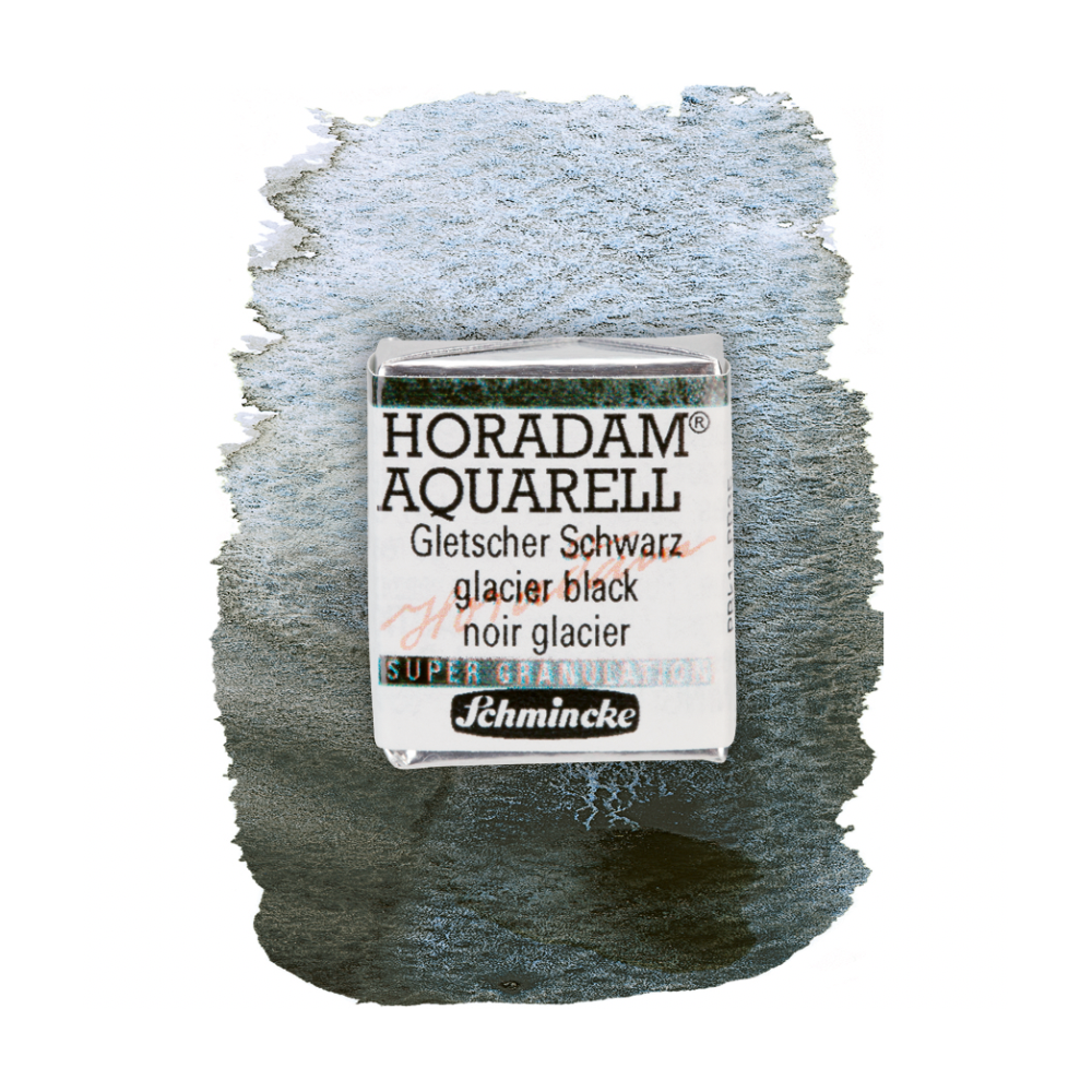 Horadam Aquarell watercolor paint - Schmincke - 965, Glacier Black