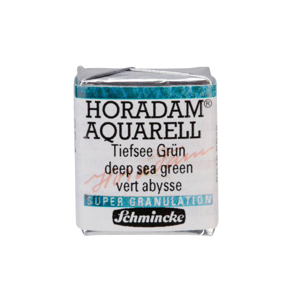 Horadam Aquarell watercolor paint - Schmincke - 954, Deep Sea Green