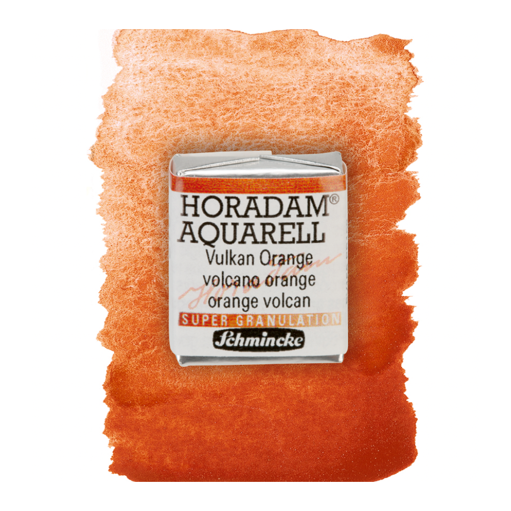 Horadam Aquarell watercolor paint - Schmincke - 912, Volcano Orange