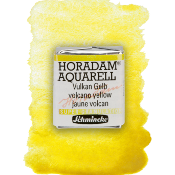 Horadam Aquarell watercolor paint - Schmincke - 911, Volcano Yellow