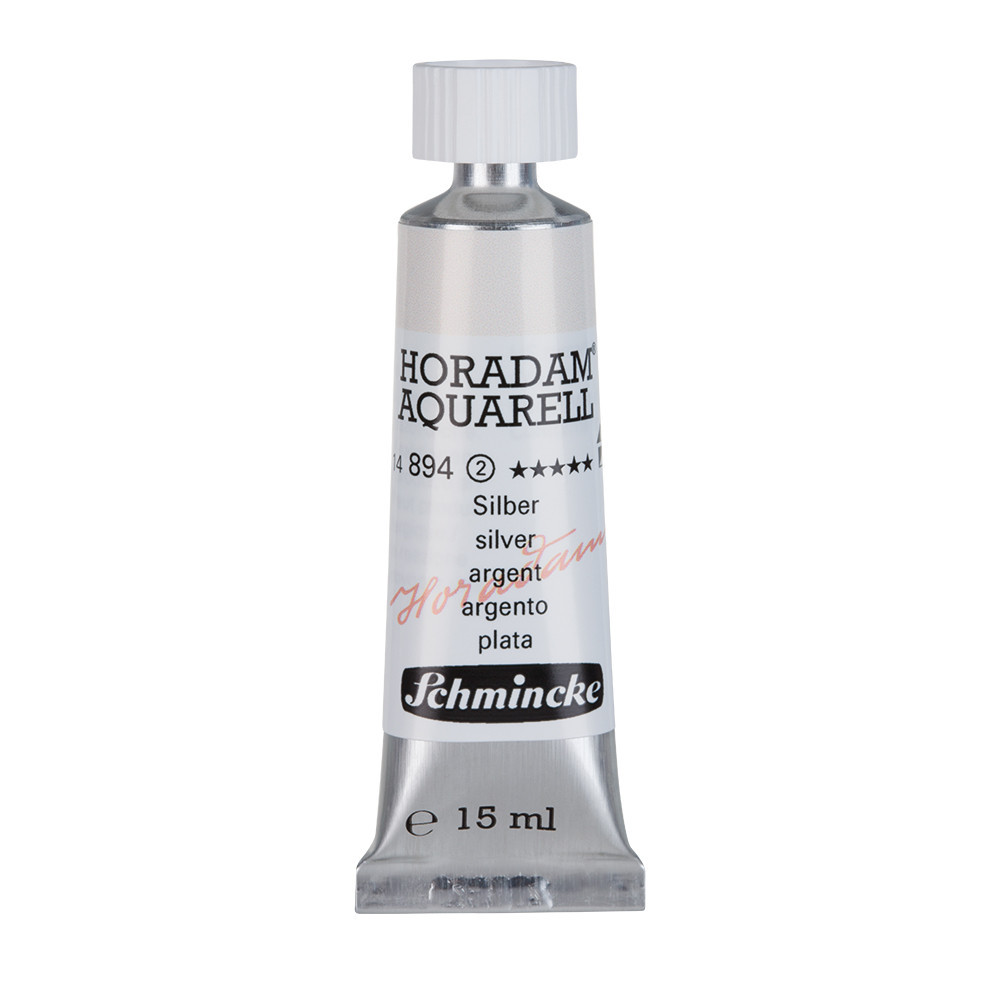 Farba akwarelowa Horadam Aquarell - Schmincke - 894, Silver, 15 ml