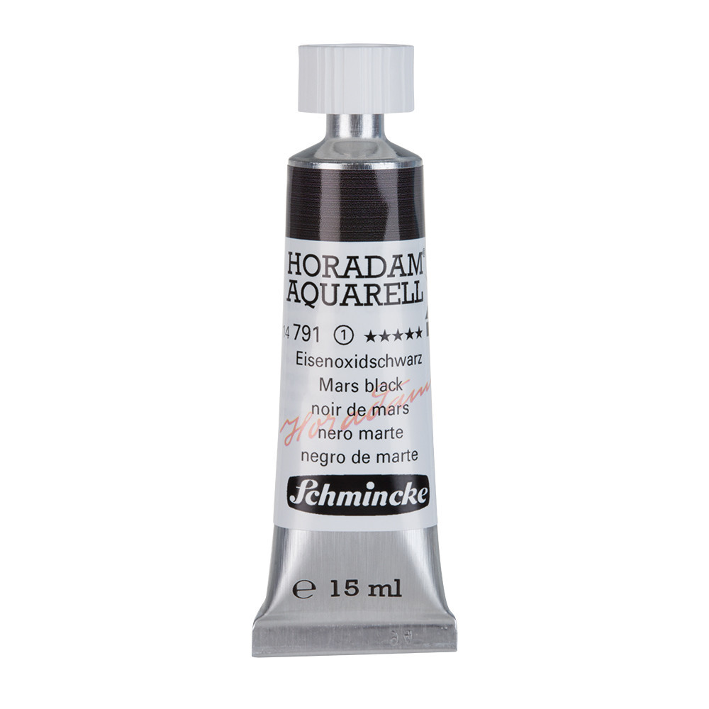 Horadam Aquarell watercolor paint - Schmincke - 791, Mars Black, 15 ml