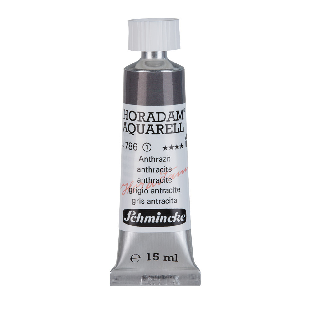 Farba akwarelowa Horadam Aquarell - Schmincke - 786, Anthracite, 15 ml