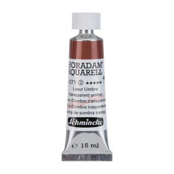 Horadam Aquarell watercolor paint - Schmincke - 671, Transparent Umber, 15 ml