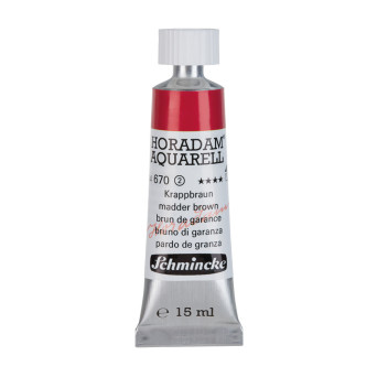 Farba akwarelowa Horadam Aquarell - Schmincke - 670, Madder Brown, 15 ml