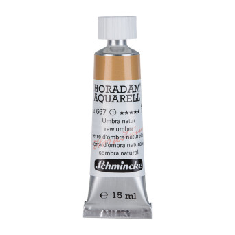 Horadam Aquarell watercolor paint - Schmincke - 667, Raw Umber, 15 ml