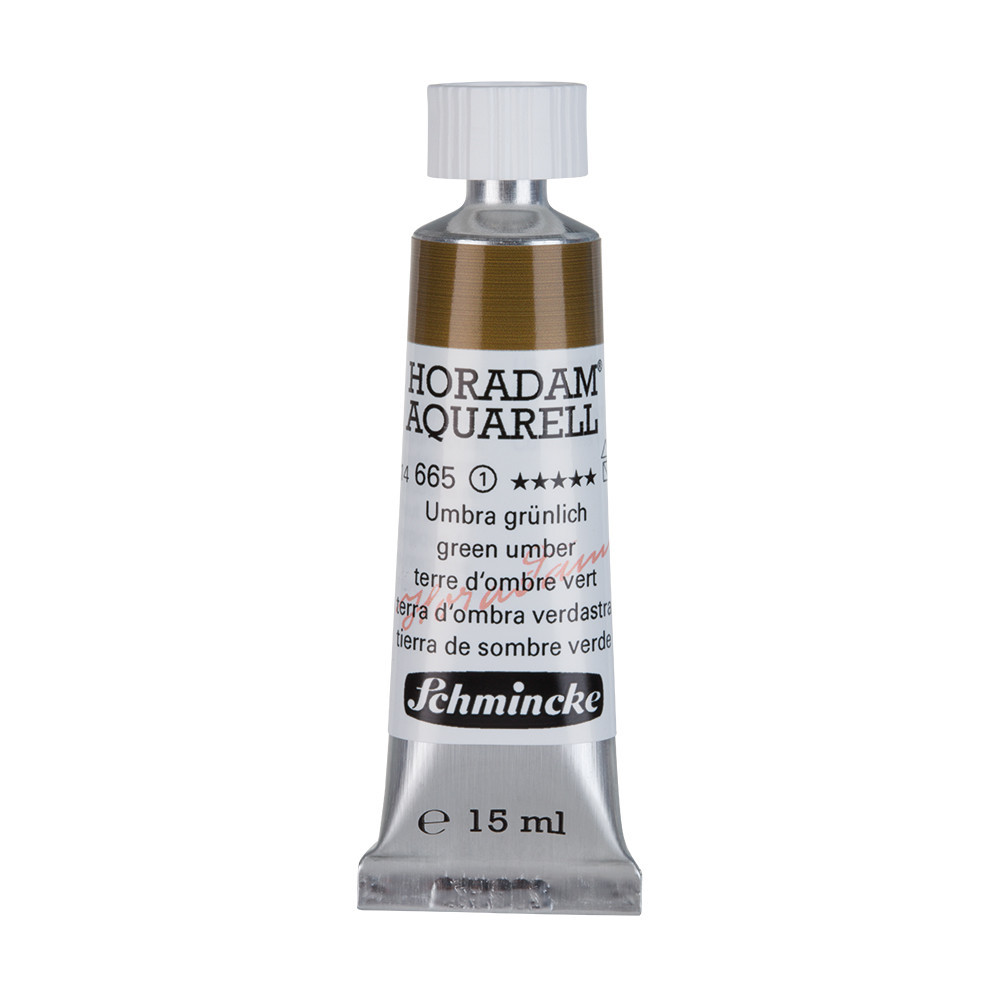 Horadam Aquarell watercolor paint - Schmincke - 665, Green Umber, 15 ml